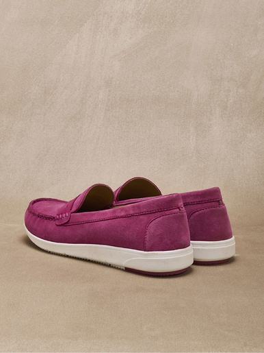 Mocassins cuir velours