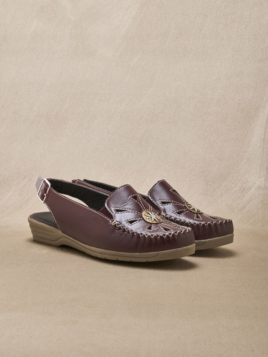 Sandales cuir ajouré