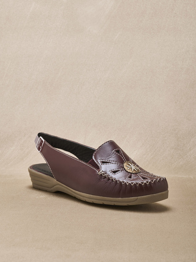 Sandales cuir ajouré