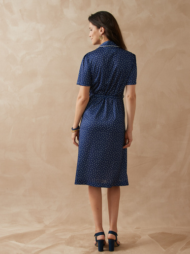 Robe classique col tailleur