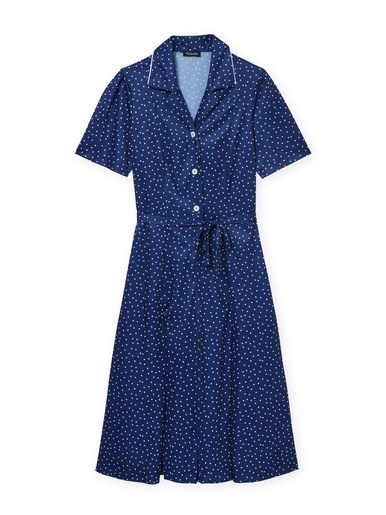 Robe classique col tailleur