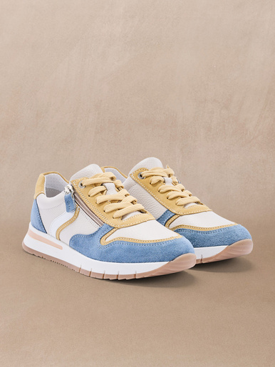 Baskets zippées et lacées