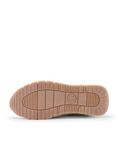 Baskets bicolore zippées et lacées