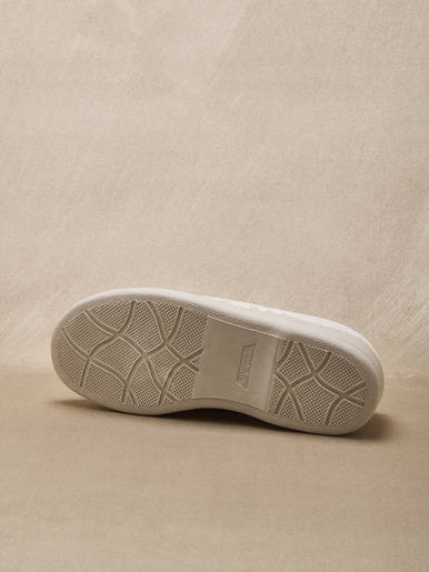 Mocassins textile intérieur éponge