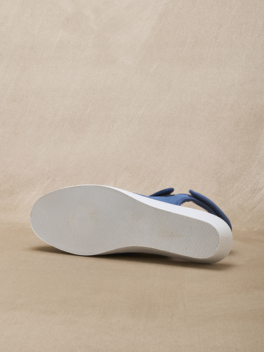 Sandales textile ouverture totale