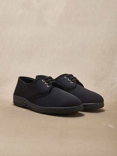 Derbies en maille légèrement extensible - Pédiconfort - Noir
