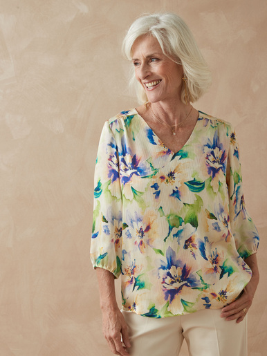 Blouse encolure V