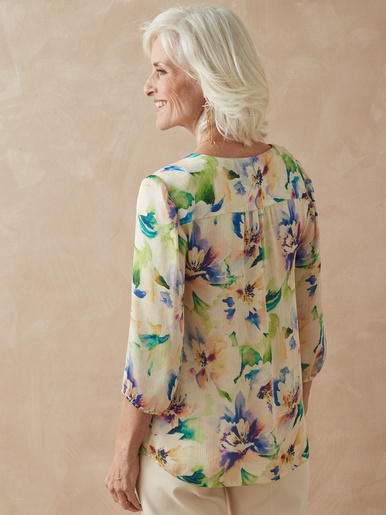 Blouse encolure V
