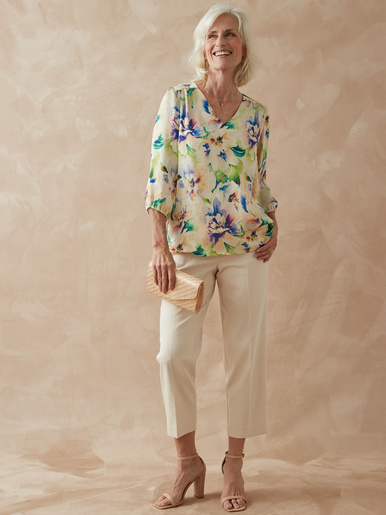 Blouse encolure V
