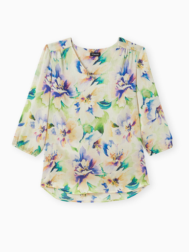 Blouse encolure V