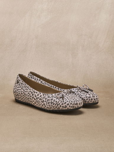 Ballerines plates tout cuir