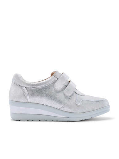 Derbies tout cuir à scratchs