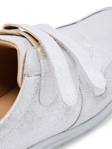 Derbies tout cuir à scratchs