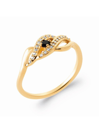 Bague avec oxyde de zirconium
