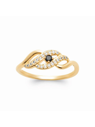 Bague avec oxyde de zirconium