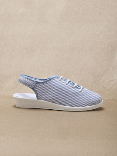 Sandales en toile ouverture totale