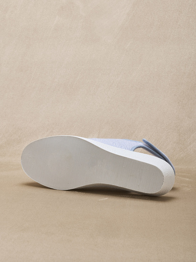 Sandales en toile ouverture totale