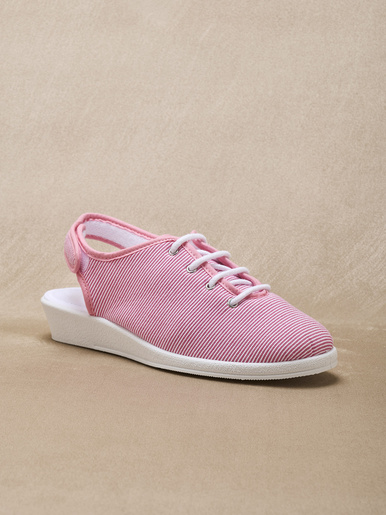 Sandales en toile ouverture totale