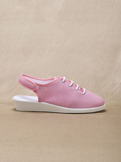 Sandales en toile ouverture totale