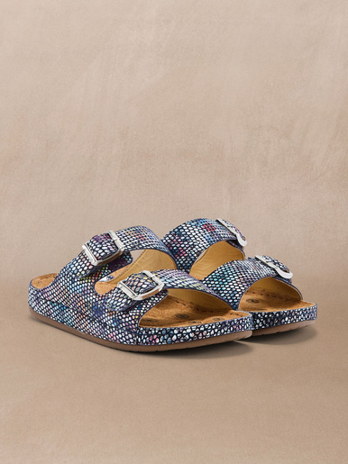 Mules réflexologie extra larges