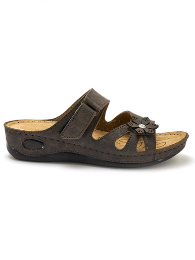 Mules fantaisie à patte scratch