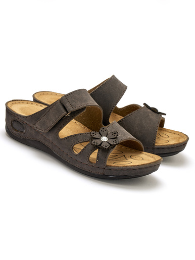 Mules fantaisie à patte scratch