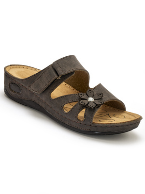 Mules fantaisie à patte scratch