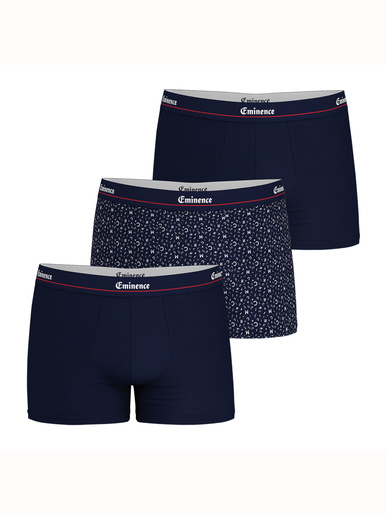 Lot de 3 boxers CHIC IN THE CITY EDITION - Eminence - Bleu