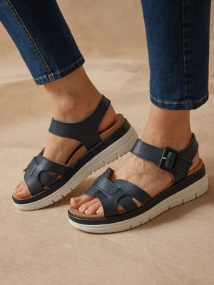 Sandales à scratch avec boucle fantaisie