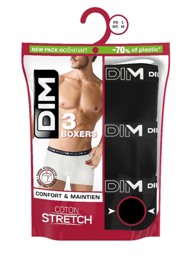 Lot de 3 shorties. - Dim - Noir