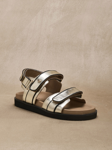 Sandales ouverture totale par scratchs