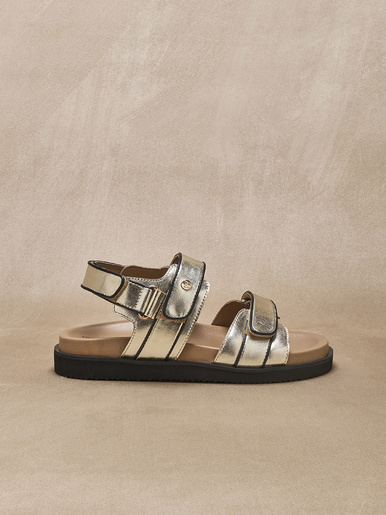 Sandales ouverture totale par scratchs