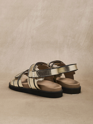 Sandales ouverture totale par scratchs