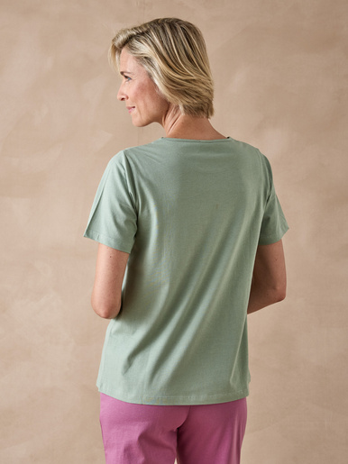 Tee-shirt manches courtes maille coton