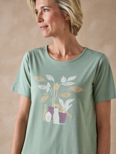 Tee-shirt manches courtes maille coton