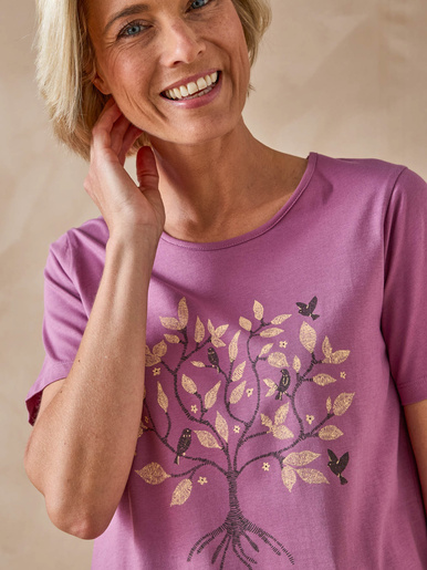 Tee-shirt manches courtes maille coton