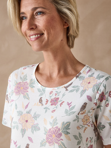 Tee-shirt manches courtes maille coton