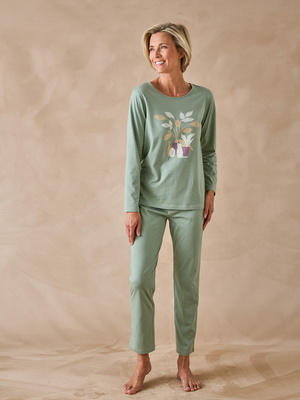 Pantalon de pyjama en maille coton