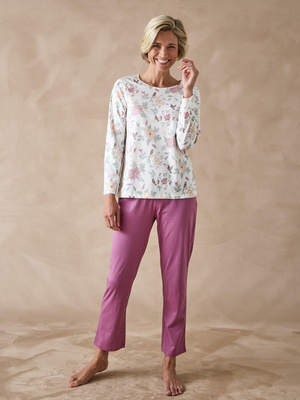 Pantalon de pyjama en maille coton