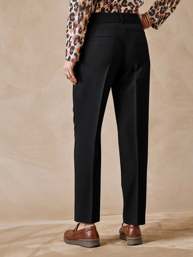 Pantalon taille haute coupe droite