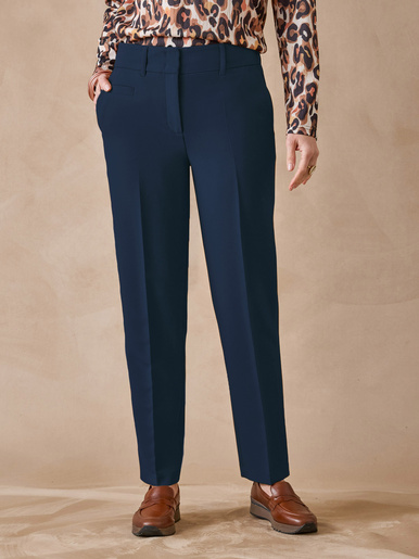 Pantalon taille haute coupe droite