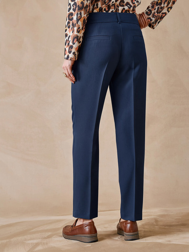 Pantalon taille haute coupe droite