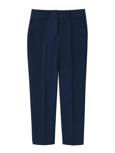 Pantalon taille haute coupe droite