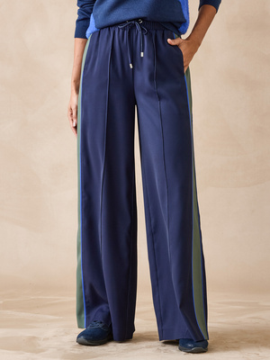 Pantalon large palazzo élastiqué