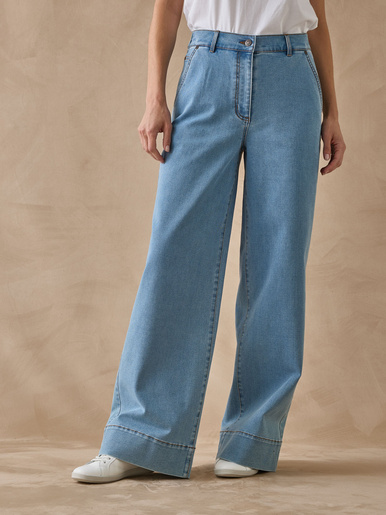 Jean large - Daxon - Bleached