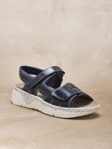 Sandales ouverture totale par scratchs