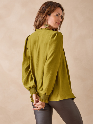 Blouse en satin