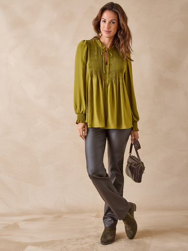 Blouse en satin