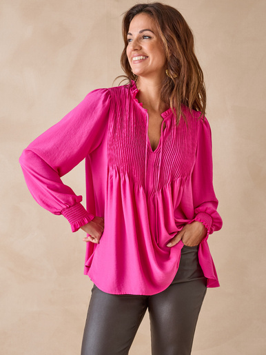 Blouse en satin