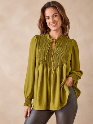 Blouse en satin